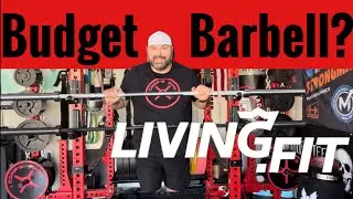 Best Budget 28mm Home Gym Bar? | Living.Fit Barbell Review | weight lifting