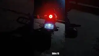 #All new royal Enfield hunter 350 night view with hazard light .@shiv8674