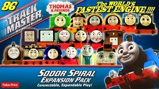 Thomas and Friends 86 BIG SODOR SPIRAL World's FASTEST Engine Trackmaster