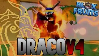 CONSEGUI a NOVA DRACO RACE no BLOX FRUITS!!!