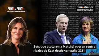 Bots que atacaron a Matthei operan contra rivales de Kast desde campa&ntilde;a 2021