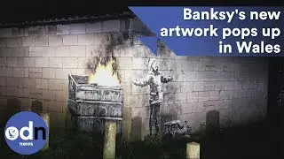 Banksy's new artwork pops up in Wales