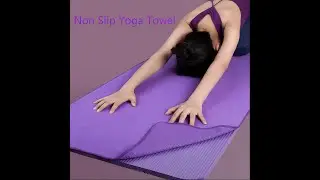 Non slip yoga towel