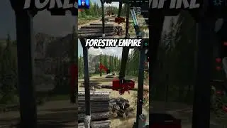 Processing Trees on Legion Hills Farming Simulator #logging #trees #skills #shorts #fs22 #forestry