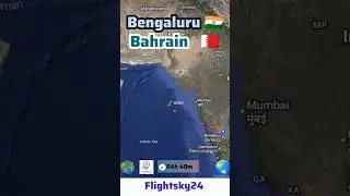 Bengaluru to Bahrain flight flight | India 🇮🇳 to Bahrain 🇧🇭 flight #explore #aviation #viral #viral