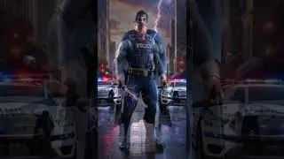 SUPERHERO AS COP | Hulk Police Officer, Superhero Law Enforcement, Hyper-Realistic Hulk