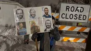 Hundred mourned Alex Pretti outside VA Hospital in Minneapolis