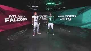 Madden NFL 25 - Atlanta Falcons Vs New York Jets PS5 Simulation Week 13 (Madden 26 Rosters)
