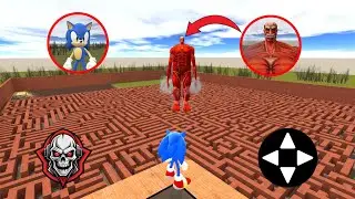 I Became SONIC vs Giant Titan Epic Battle in Garry&rsquo;s Mod!!