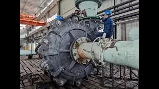 KINGDA SLURRY PUMP R450KSH-TUB in testing