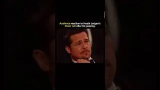Audience Reaction to Health Ledger's Oscar Win after his passing .#joker