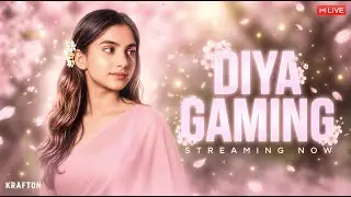 Happy 1year celebration 🎉Thank you all for the support🥹🫂❤️ |BGMI Live |Diya GaminG🎀 #bgmi #bgmilive