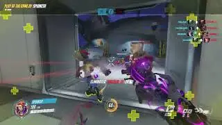 Видеоролик с лучшими моментами игры Мойры в Overwatch от 9 сентября 2018 года, 00:42:50.