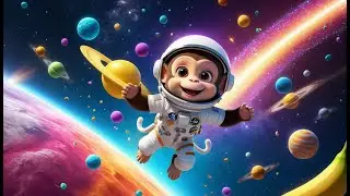 Monkeys in Space &ndash; Banana Rocket Mission + More | Silly Space Adventure Rhyme for Kids