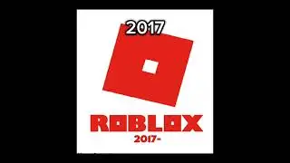 The evolution of the roblox logo 2006-2025
