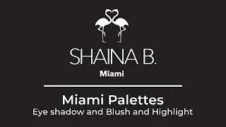 INTRODUCING: New Miami Eye shadow Palette and the Blush and Highlight Palette