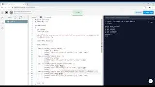 Menu-driven program to find area