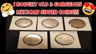 I BOUGHT OLD MEXICAN SILVER! OVER 118 YEARS OLD TO 216 YEARS OLD!