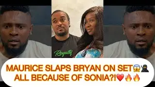 Maurice Sam SLAPS Bryan Okwara Over Sonia Uche! Nollywood Set Turns Into Battlefield!🤺🤺