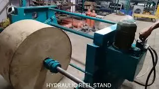 Hydraulic Reel Stand | Hydraulic Paper Reel Loading Stand | Hydraulic Lifting Shafted Reel Stand