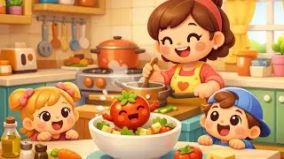  Aha Tomato Bade Majedaar😋 | Fun & Cute Hindi Kids Rhyme | Dancing Toddlers Song 🎶