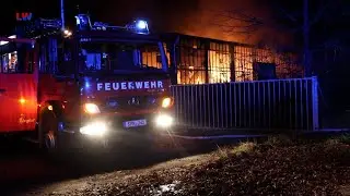 Gro&szlig; D&uuml;ben: Schwerer Brand in einer Lagerhalle - LAUSITZWELLE