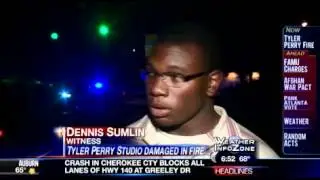Tyler Perry's Studios in ATL caught fire