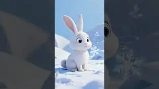 ✨🐰 Bunny&rsquo;s Cozy Moments &mdash; Snowflake Pop #cutebunny #reels #relaxingshorts