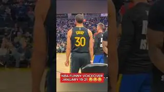 NBA FUNNY VOICEOVER 1/19-21/25 😂😂😂 #shorts