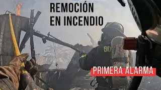 Primera alarma de Incendio | Remoción de escombros | 4K
