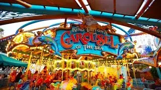 [Extreme Low Light] King Triton's Carousel of the Sea - California Adventure (Anaheim, California)