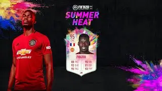 PAUL POGBA SUMMER HEAT 95 REVIEW SBC FIFA 20 / VALE LA PENA?