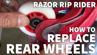 Replace Razor RipRider Caster Wheels - Rear Replacement Wheels for Razor RipRider and FlashRider