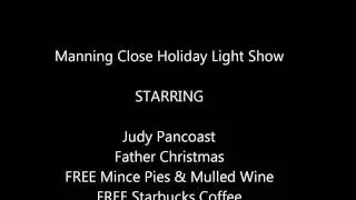 Manning Close Holiday Light Show Promo