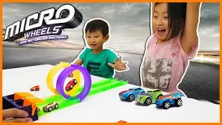 Micro Wheels Stunt Pack! Ready, Set and Race!