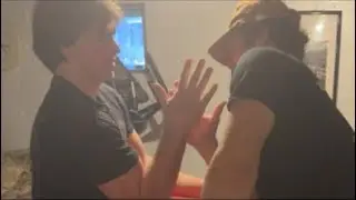 Pro Armwrestlers Sparing