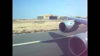 [HD] Qatar Airways Airbus A340-600 Takeoff