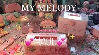 MY MELODY HAUL!!! SANRIO HAUL MARCH 2018, KAWAII/JAPAN HAUL