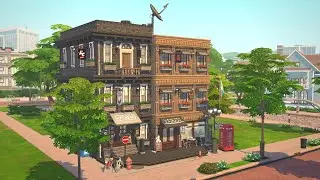 Newcrest Shops, Apartments and More | The Sims 4 Speed Build | No CC