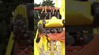 Nerd Shot &bull; Spirou Racing @ Parc Spirou Provence &bull; Trim Brakes | #shorts #rollercoaster