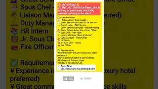 lalilt golf & spa resort Goa hiring multiple positions jobs #shorts #hoteljobs #goa #hospitality