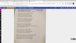 Author's Point of View Poem