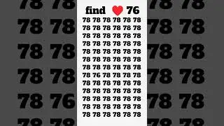 can you find out number and later edition 6 second time 👉 76#shorts