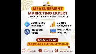 Google Tag Manager Masterclass | Measurement Marketing Masterclass | Datachemy Acadamy