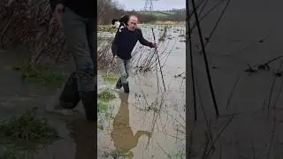 Flooded Footpath #flood #rivers #adventure #cat #permaculture #outdoors #nature #mud #exercise #wow