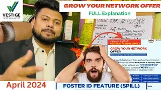 vestige april month 2024 offers | grow your network offer|foster id|#vestige #vestigeoffers #shorts