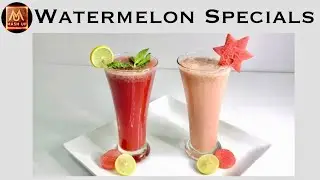 Watermelon Juice || Watermelon Milkshake || Watermelon Smoothie || Mash Up Cafe ||
