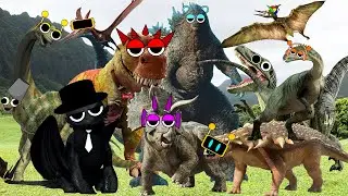 All Jurassic Sprunki Compilation