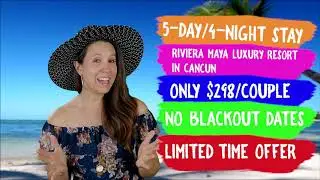 Only $299/Couple @ Riviera Cancun - Luxury Resort Deals 2020 (15 secs)
