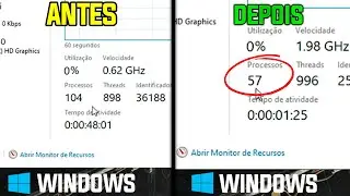 Como DIMINUIR os PROCESSOS do WINDOWS Pelo REGEDIT !
